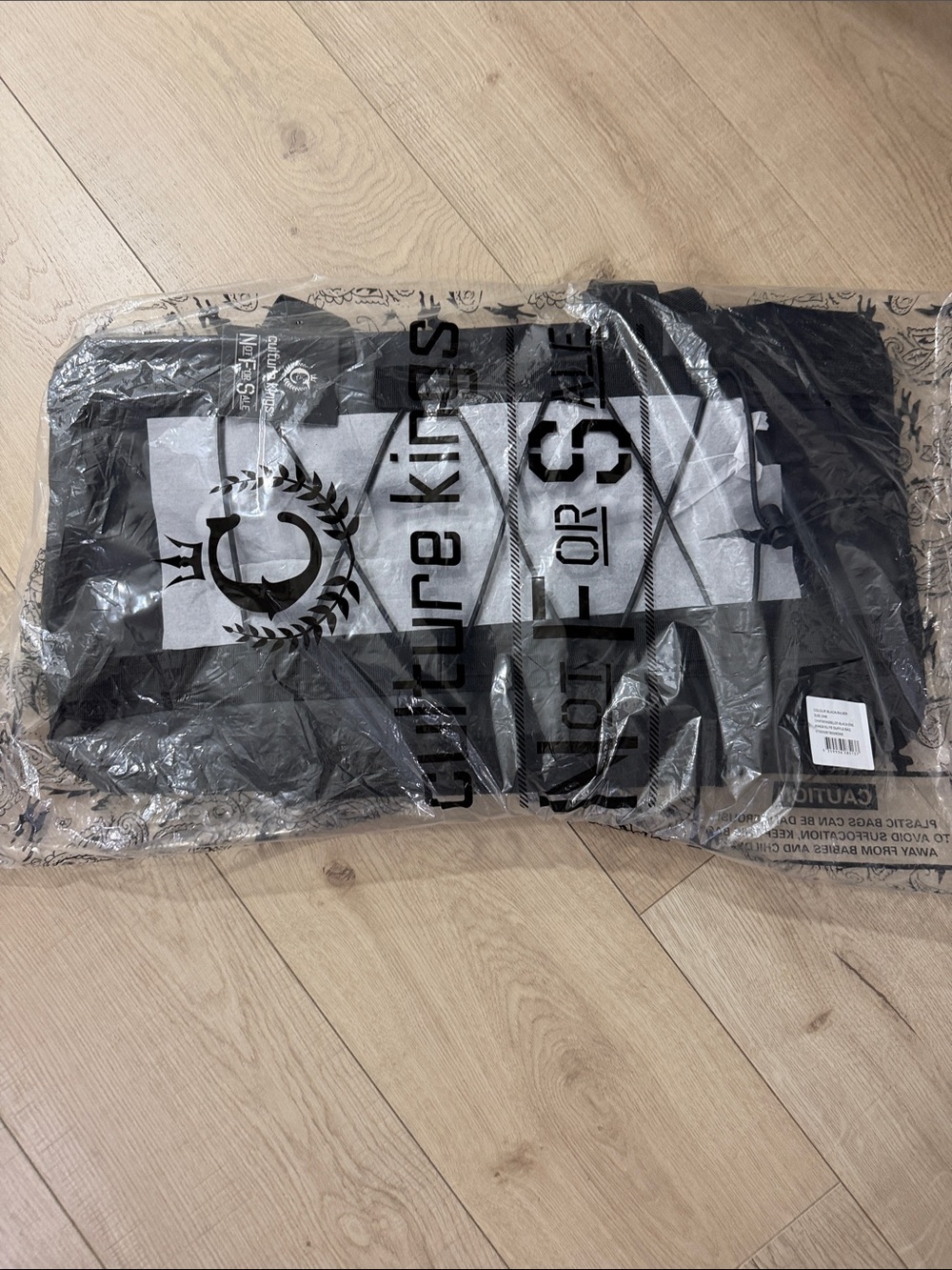 Culture Kings Black Duffel Bag